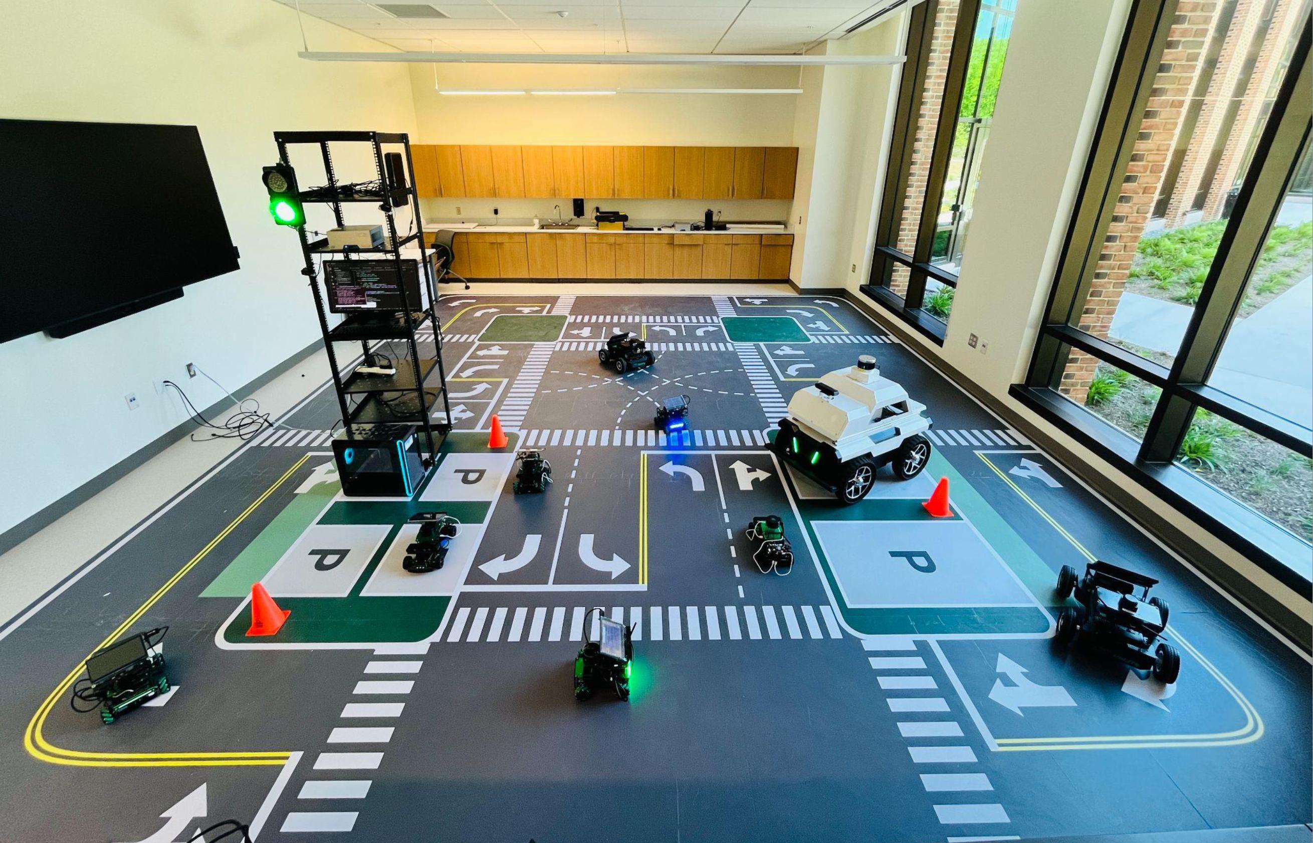 Vehicle Computing Lab outdoor vehicle experiment